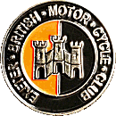 Exeter British MCC motorcycle club badge from Jean-Francois Helias