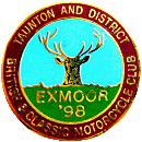 Exmoor motorcycle run badge from Jean-Francois Helias