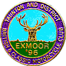 Exmoor motorcycle rally badge from Jean-Francois Helias