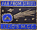 Far From Sirius motorcycle rally badge from Nigel Woodthorpe
