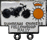 Fellowship motorcycle rally badge