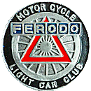 Ferodo MCC&LCC motorcycle club badge from Jean-Francois Helias