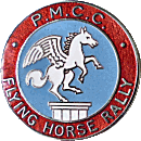 Flying Horse motorcycle rally badge from Jean-Francois Helias