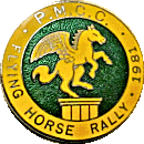 Flying Horse motorcycle rally badge from Jean-Francois Helias