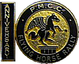 Flying Horse motorcycle rally badge