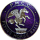 Flying Horse motorcycle rally badge