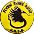 Flying Snake motorcycle rally badge