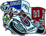French GP motorcycle race badge from Jean-Francois Helias