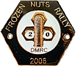 Frozen Nuts motorcycle rally badge from Jean-Francois Helias