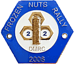 Frozen Nuts motorcycle rally badge from Jean-Francois Helias