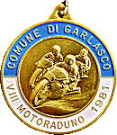 Garlasco motorcycle rally badge from Jean-Francois Helias