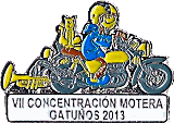 Gatunos motorcycle rally badge from Jean-Francois Helias