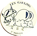 Gaulois RSC motorcycle rally badge from Jean-Francois Helias
