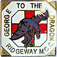 George To The Dragon motorcycle rally badge from Dave Ranger