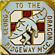George To The Dragon motorcycle rally badge from Jean-Francois Helias
