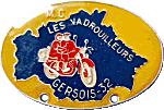 Gersois motorcycle rally badge from Philippe Micheau
