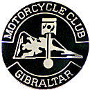Gibraltar MCC motorcycle club badge from Jean-Francois Helias
