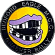 Gnasher motorcycle rally badge