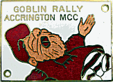Goblin motorcycle rally badge