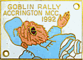 Goblin motorcycle rally badge
