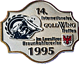 Gold Wing Treffen motorcycle rally badge from Jean-Francois Helias