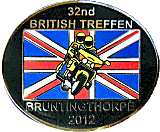 Gold Wing British Treffen motorcycle rally badge from Jean-Francois Helias