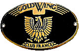 Gold Wing Club France motorcycle club badge from Jean-Francois Helias