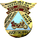 Gold Wing Charity motorcycle run badge from Jean-Francois Helias