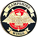 Gold Wing Hampshire Wings motorcycle club badge from Jean-Francois Helias
