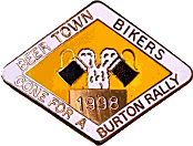 Gone for a Burton motorcycle rally badge from Jean-Francois Helias
