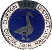 Goose Fair motorcycle rally badge from Jan Heiland