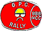 GPO motorcycle rally badge from Phil Drackley