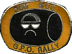 GPO motorcycle rally badge from Phil Drackley