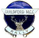 Guildford motorcycle rally badge from Jean-Francois Helias
