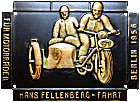 Hans Fellenberg motorcycle rally badge from Jean-Francois Helias