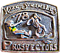 Hare Scrambles Prospectors motorcycle run badge from Jean-Francois Helias