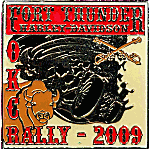 HD Fort Thunder motorcycle rally badge from Jean-Francois Helias