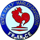 HD France motorcycle rally badge from Jean-Francois Helias