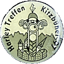 HD Kitzbuhel motorcycle rally badge from Jean-Francois Helias
