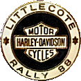 HD Littlecote motorcycle rally badge from Jean-Francois Helias