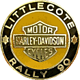 HD Littlecote motorcycle rally badge from Terry Reynolds