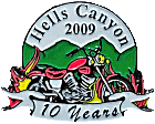 Hells Canyon motorcycle rally badge from Jean-Francois Helias