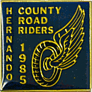 Hernando County Road Riders motorcycle rally badge from Jean-Francois Helias