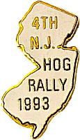 HOG New Jersey motorcycle rally badge from Jean-Francois Helias