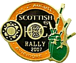 HOG Scottish motorcycle rally badge from Jean-Francois Helias