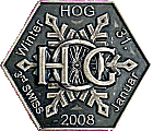 HOG Swiss Winter motorcycle rally badge from Jean-Francois Helias