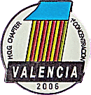 HOG Valencia motorcycle rally badge from Jean-Francois Helias