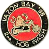 Hog Wash motorcycle rally badge from Ted Trett