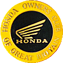 Honda OC GB motorcycle club badge from Jean-Francois Helias