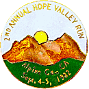 Hope Valley MC motorcycle run badge from Jean-Francois Helias